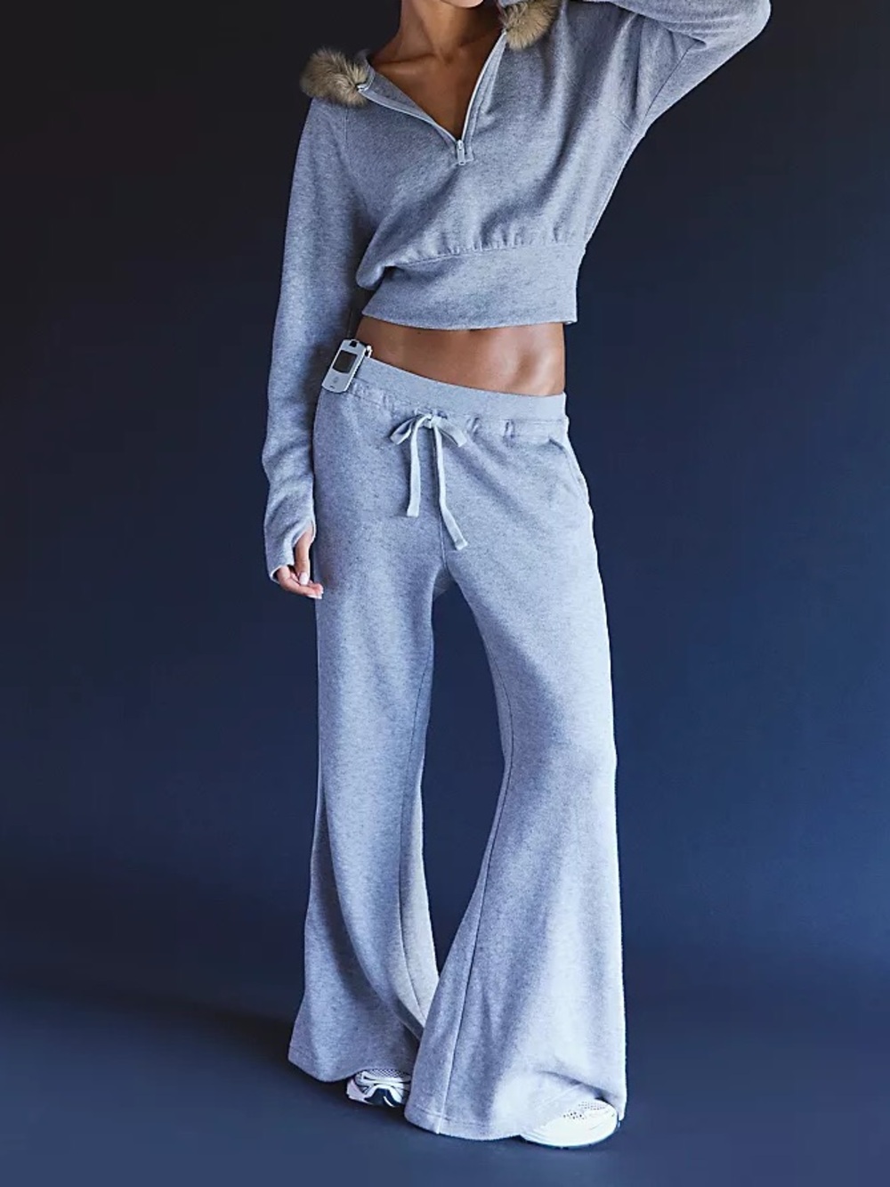 FREE PEOPLE Movement Black Diamond Sweatpants
